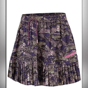 ! Kenzo Kids Animal-Print Drawstring Skirt - Purple
